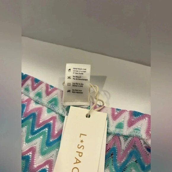 L Space Kari Pant in Ombre Chevron Women’s Size L NWT - Picture 9 of 11